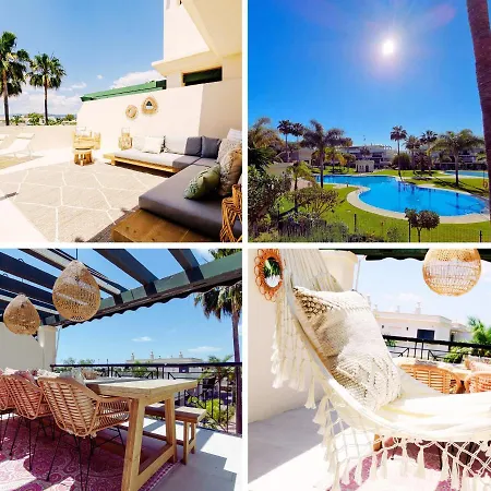 Stayatsas Luxe App Vlakbij Strand, 80 M2 Terras, Grote Zwembaden 公寓 马尔韦利亚